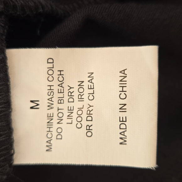 Peace Of Cloth Asymmetrical Black Open Front Cardigan Blazer - Picture 5 of 6